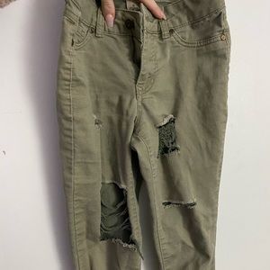 Cute, Army Green Capri Pants